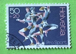 Nr.W 65 GESTEMPELT Pro Sport 1986   Siehe Original Fotos.