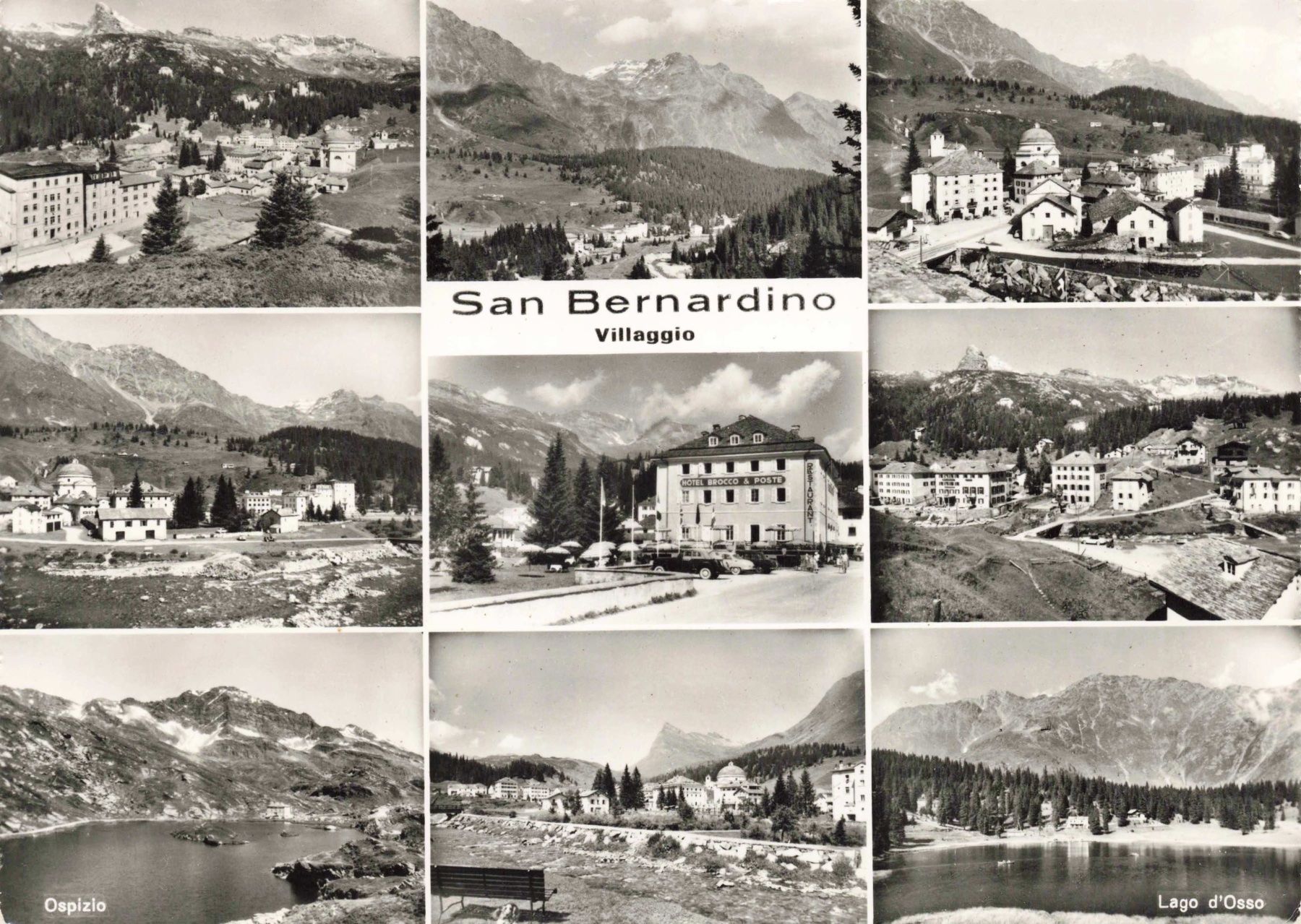 Cartoline postali: S. Bernardino Mesolcina G – Usato da Biasca venduto da Blenio71