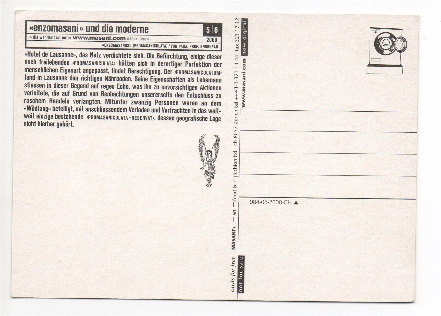 Cartes postales: HOTEL DE LAUSANNE Promasaniculata – Neuf (Voir description) à Jona par philajona 1