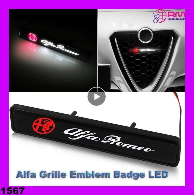 Alfa Romeo Tutti pezzi di ricambio auto: Alfa Grille Emblem Badge LED – Nuovo e nell'imballaggio originale da Unterägeri venduto da RmOnline