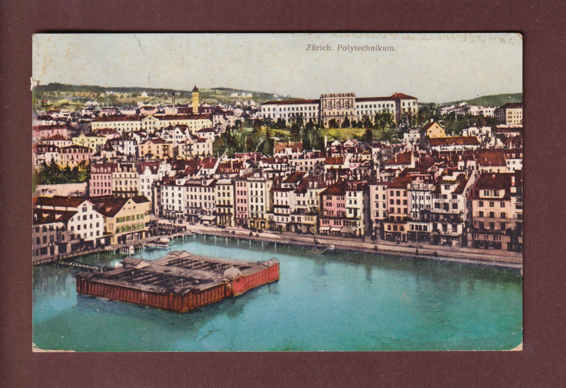 Cartoline postali: ZÜRICH - Teil mit Polytechnikum - 1915 – Usato da Pully venduto da nicecards
