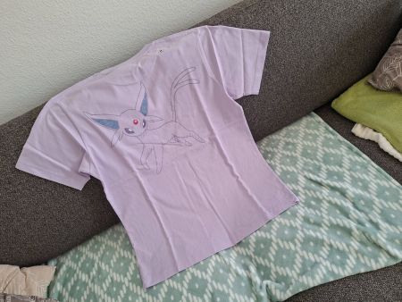 POKEMON Sketch UNIQLO UT T-Shirt New/light purple/Size:M!