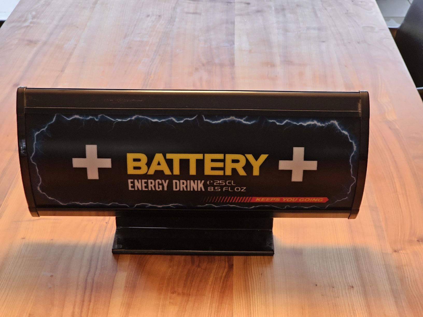 Lampade: Leuchtreklame BATTERY Energy Drink – Usato da St. Erhard venduto da Tiki6212 2