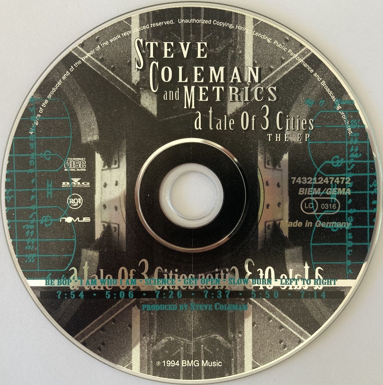 CDs: STEVE COLEMAN AND FIVE ELEMENTS - DROP KICK (1 CD) – Gebraucht aus Bottens von hotter-than-hell 2