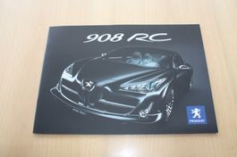 Peugeot 908 RC Studie Modell Paris 2006 Prospekt/CD