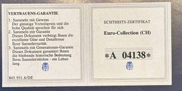 Euro-Collection (CH) 2004 in Gold, Silber, Kupfer,