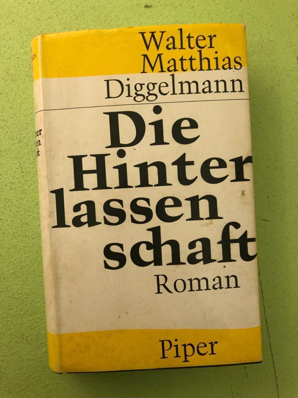 Libri: W. M. Diggelmann: Die Hinterlassenschaft – Usato da Zürich venduto da allp