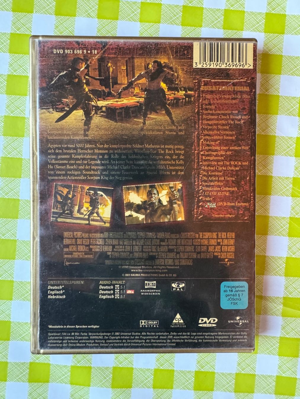 Tutti i DVDs: The Scorpion King - The Rock - DVD – Usato da Giswil venduto da michivonah 1