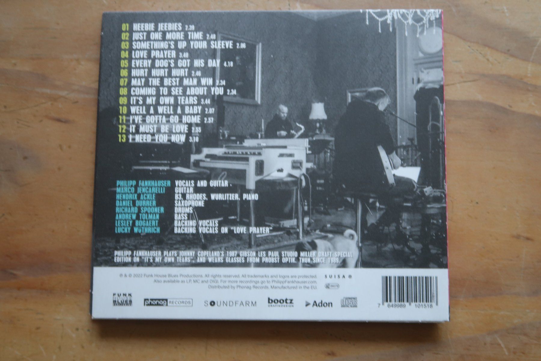 CD: PHILIPP FANKHAUSER - HEEBIE JEEBIES -  CD – Usato da Basel venduto da Patiscat 1