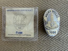 Polizei Abzeichen Los Angeles Police Officer 7056 GODE