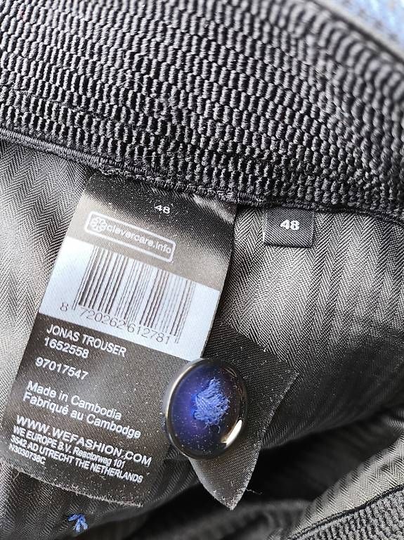 Pantaloni: WE Anzugshose 48 Herren PS/VS  – Usato da Wädenswil venduto da Preppy 2