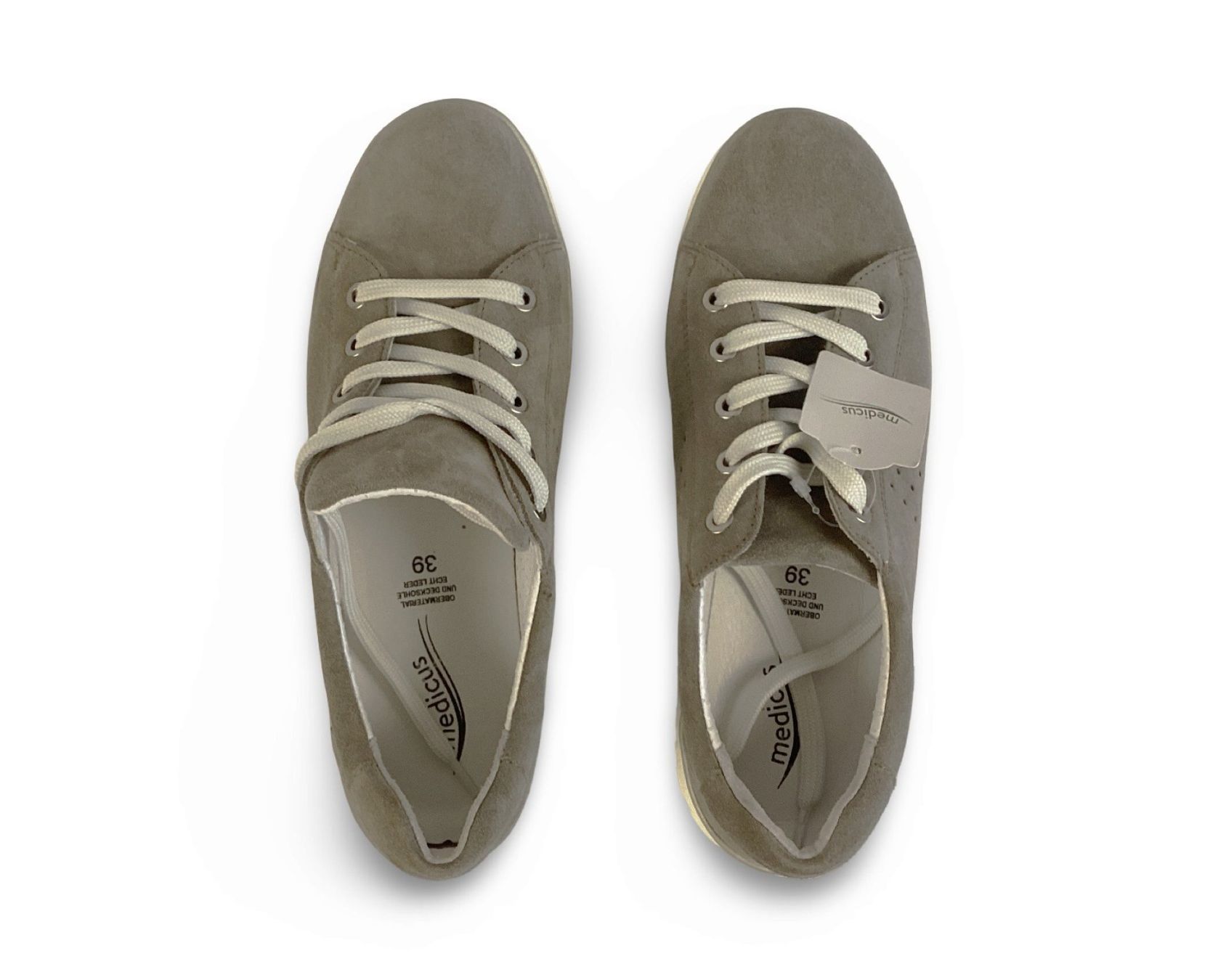 Scarpe da donna: MEDICUS Sneaker Damen Gr. 39 Leder Beige – Usato da Zürich venduto da Restwert_Zuerich 1