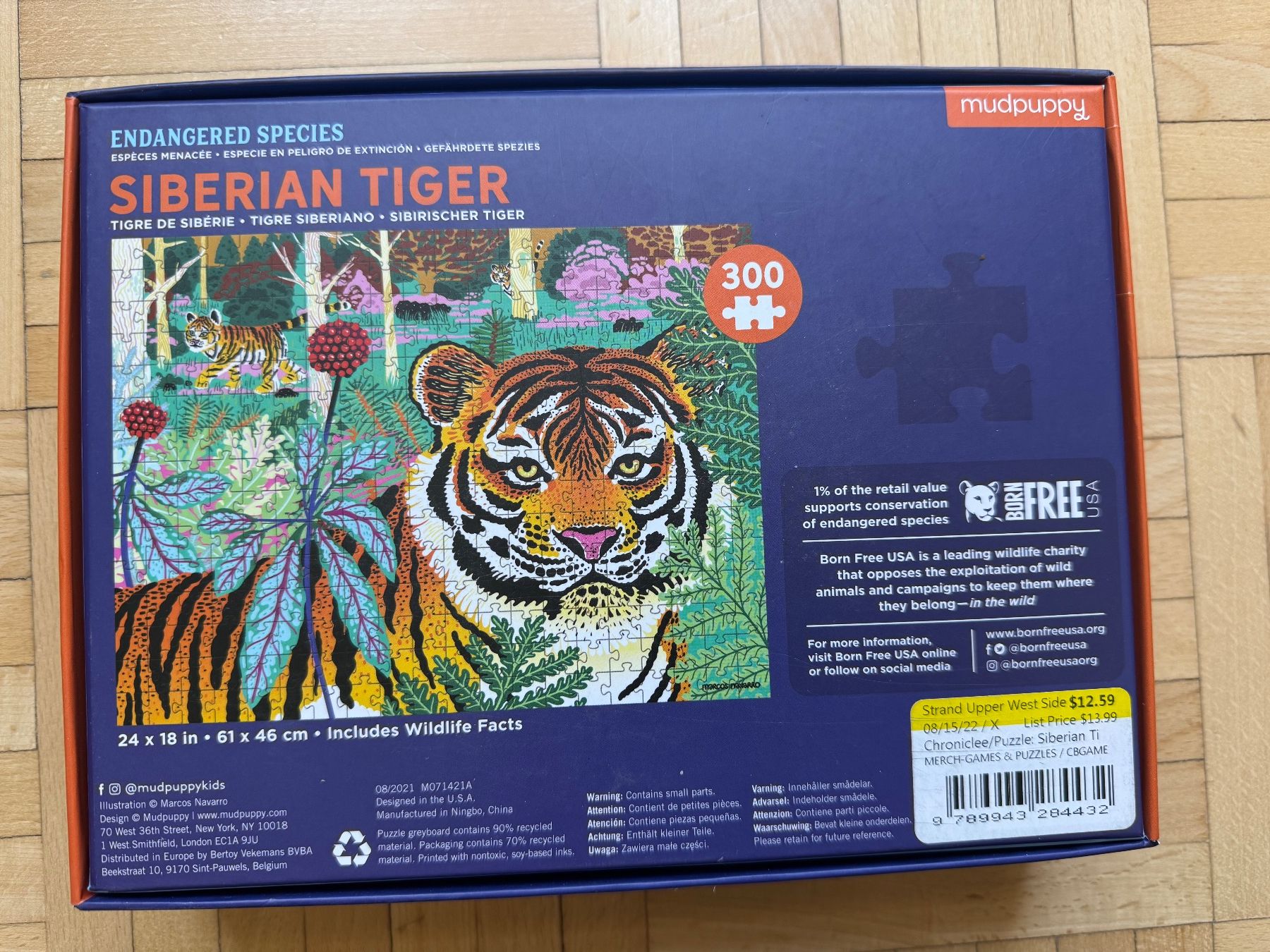 Puzzle: Siberian Tiger 300 Piece Puzzle – Nuovo e nell'imballaggio originale da Basel venduto da Puckym 2