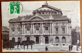 Genève - Le Grand Théatre - Animation 1913