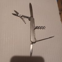 Taschenmesser Schar Zuerich mit Hahn Henne 5 teilig 