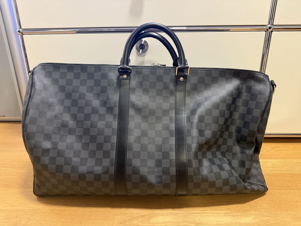Borse: Louis Vuitton Keepall 55 Damier Graphite – Usato da Langenthal venduto da simonboell