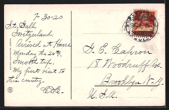 Cartoline postali: AK Blüemlisalp, Ortspartie mit Kiental – Usato da Berlin venduto da bartko-reher 1