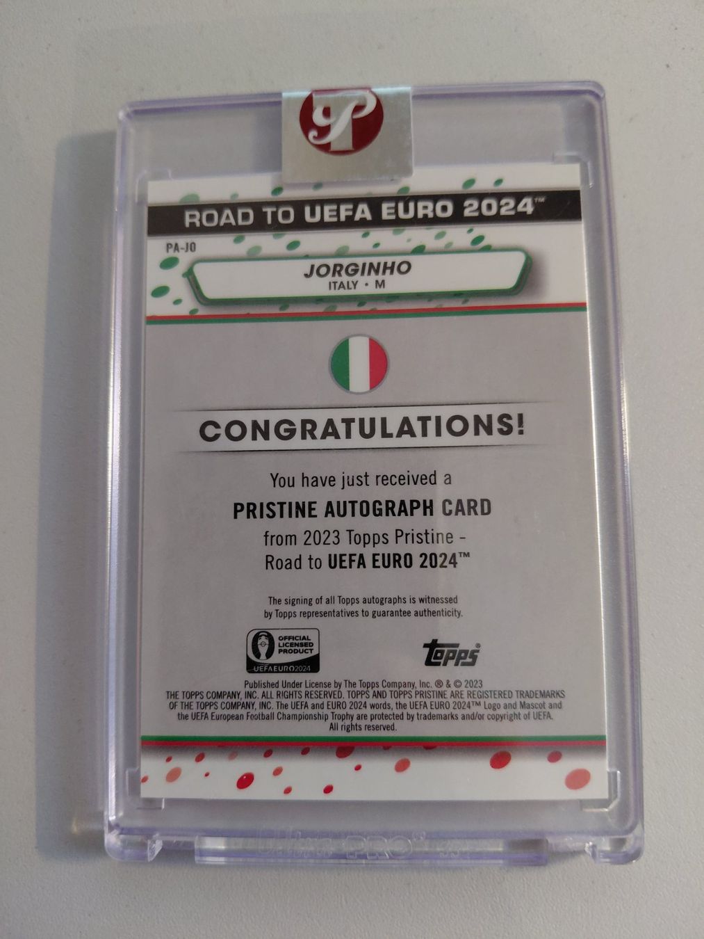 Topps Carte collezionabili: Jorginho, Topps Pristine, Auto – Usato da Uezwil venduto da -Retrogames- 1