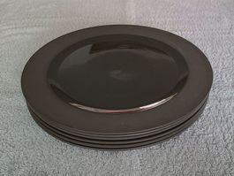 Schwarze Platzteller (Wedgwood)