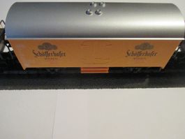 2 x Märklin Güterwagen H0 Jakobs Cafe + Schöfferhofer Weizen