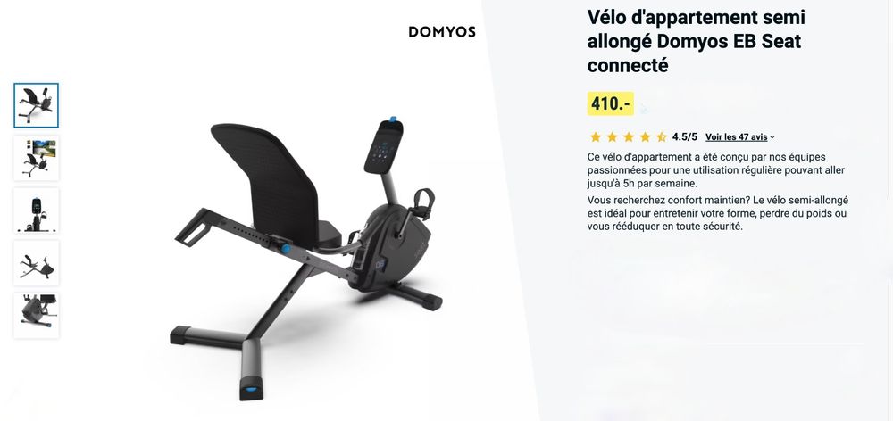 Velo e best sale seat domyos