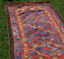 Antiker Teppich Usbekan Filz Nordafghanistan um 1900