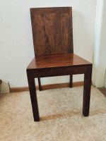 Holzstuhl dunkelbraun guter Zustand 1 Stk