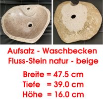 Lavabo / Waschbecken Naturstein mit Hahnloch