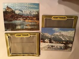 Puzzles Craftsman Landschaft 2 Stk 200 Teile Holz gut erh...