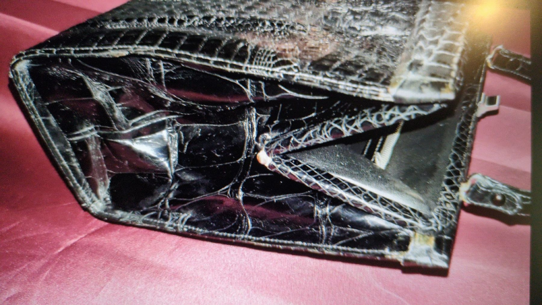 Borse da donna: Handtasche Kroko – Usato da Schaffhausen venduto da max_c62l 3