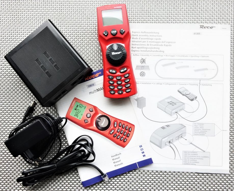 Roco Digital Multi Maus 2 Avec Station Digital 10761 Et Transformateur