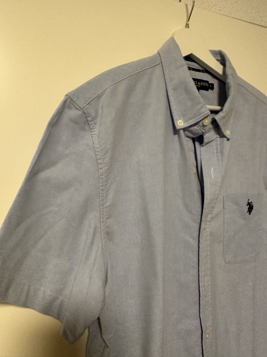 US Polo Magliette Polo: Hemd kurzarm U.S. Polo Assn. Hellblau Groesse L – Usato da Reinach BL venduto da Alles_muss_weg00 5