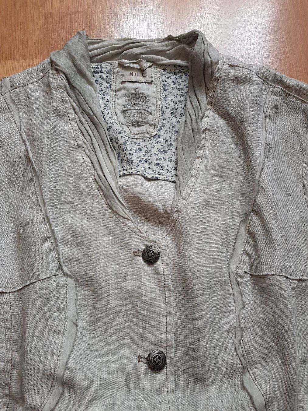 Nile Giacche: Nile Leinen Jacke Blazer Gr.S – Usato da Gwatt (Thun) venduto da umwelt-brocki 3