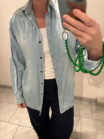 Jeansbluse von Iro Grösse 38