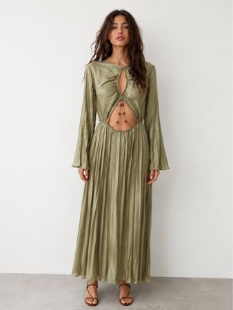 Zara Olive Green Dress 