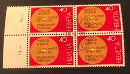 4 er Block Nr.580 mit Vollstempel Bern