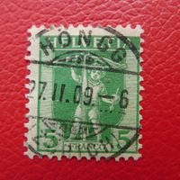 1909: Nr.103, idealer Voll-Stempel: HÖNGG (ZH), 27.FEB.1909