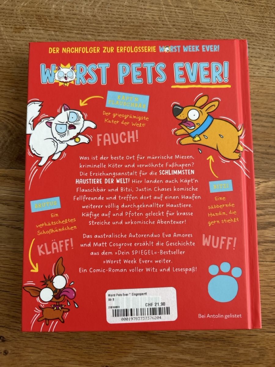 Bücher: Buch "Worst Pets Ever" NEU – Neu (gemäss Beschreibung) aus Hinterkappelen von andi2610 2