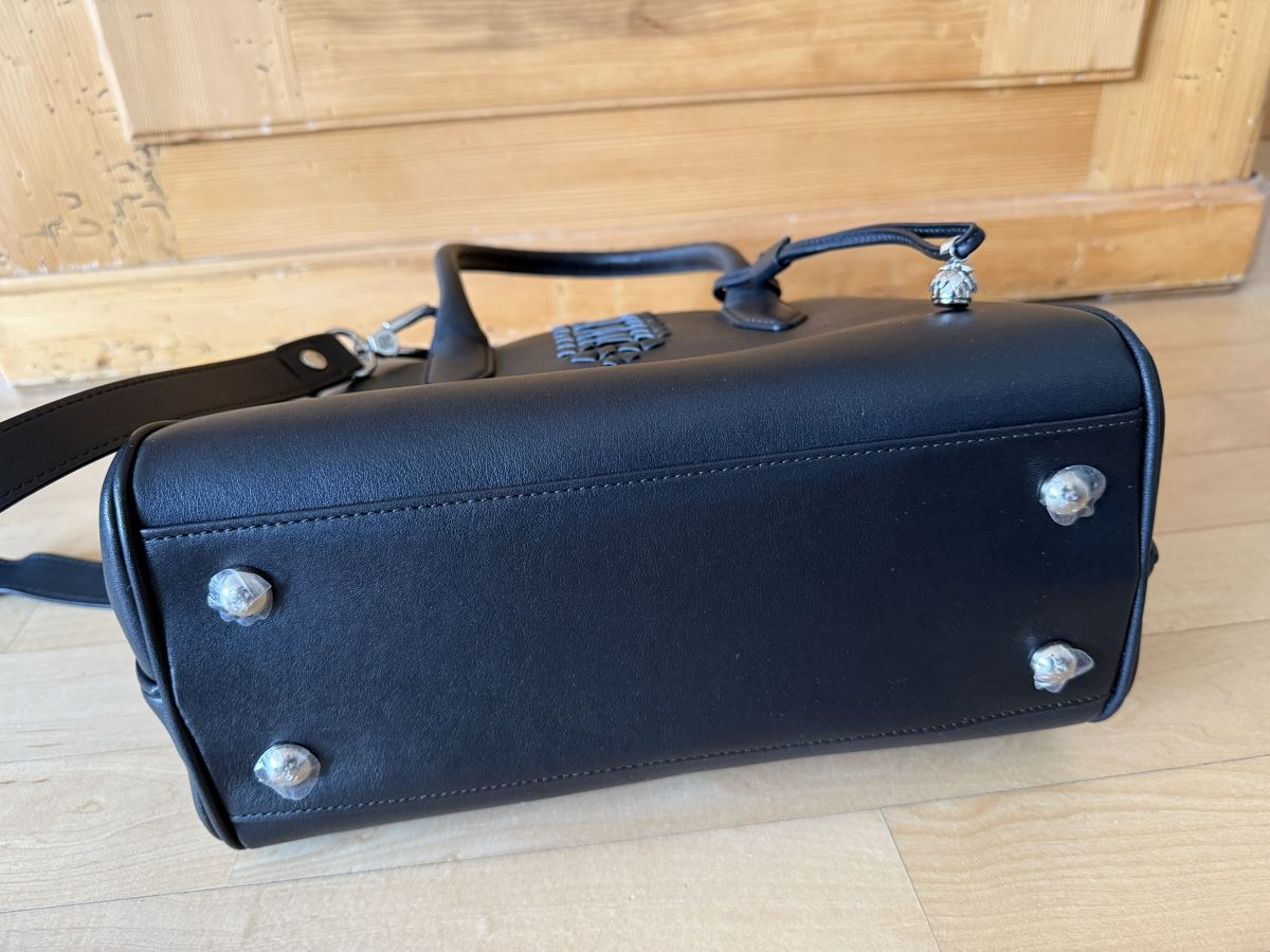 Navyboot Borse da donna: Navyboot Tasche Leder schwarz Neuwertig – Usato da Uster venduto da Schangnau87 1