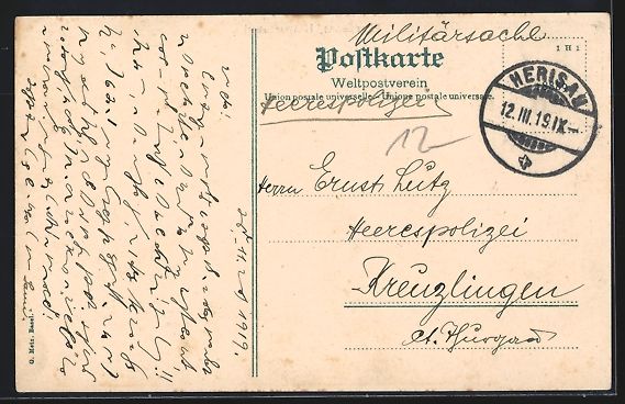 Cartoline postali: AK Herisau, Heinrichsbad, 1919 – Usato da Berlin venduto da bartko-reher 1
