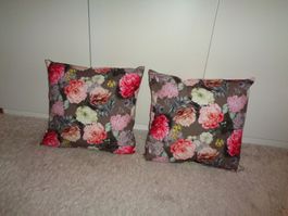 *** zwei Shabby Kissenanzüge mit Inhalt ** Baumwolle ab 1.00