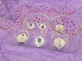 6 Stück ppd Doppelwand Kaffeebecher  “Little Hearts”  400ml