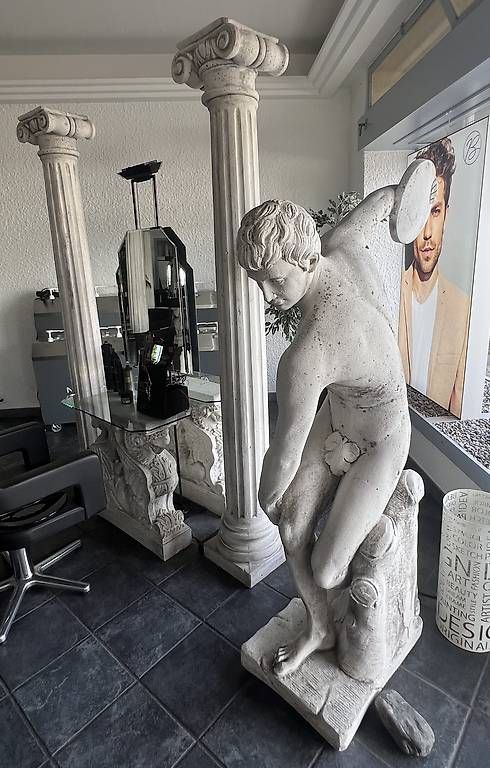 Sculture & Statue: Große Diskuswerfer-Statue 160 cm  Beton mit Marmorstaub – Usato da Galgenen venduto da ral_wy6q 2