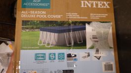 Intex Pool-Abdeckplane Allwetter-Deluxe 4 m x 2 m, Dunkelbla