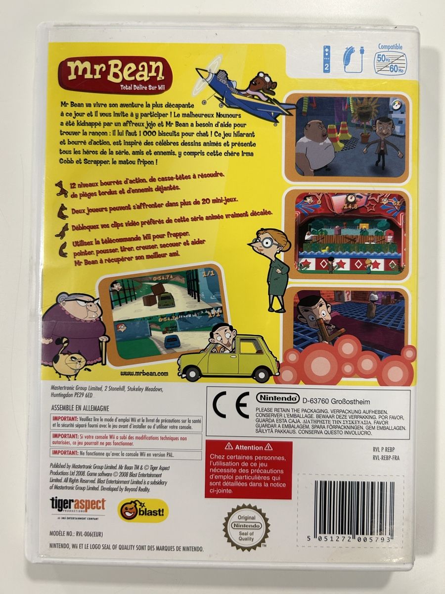 Giochi: Mr Bean FRA pal Wii – Usato da Pully venduto da PongDayOne 1