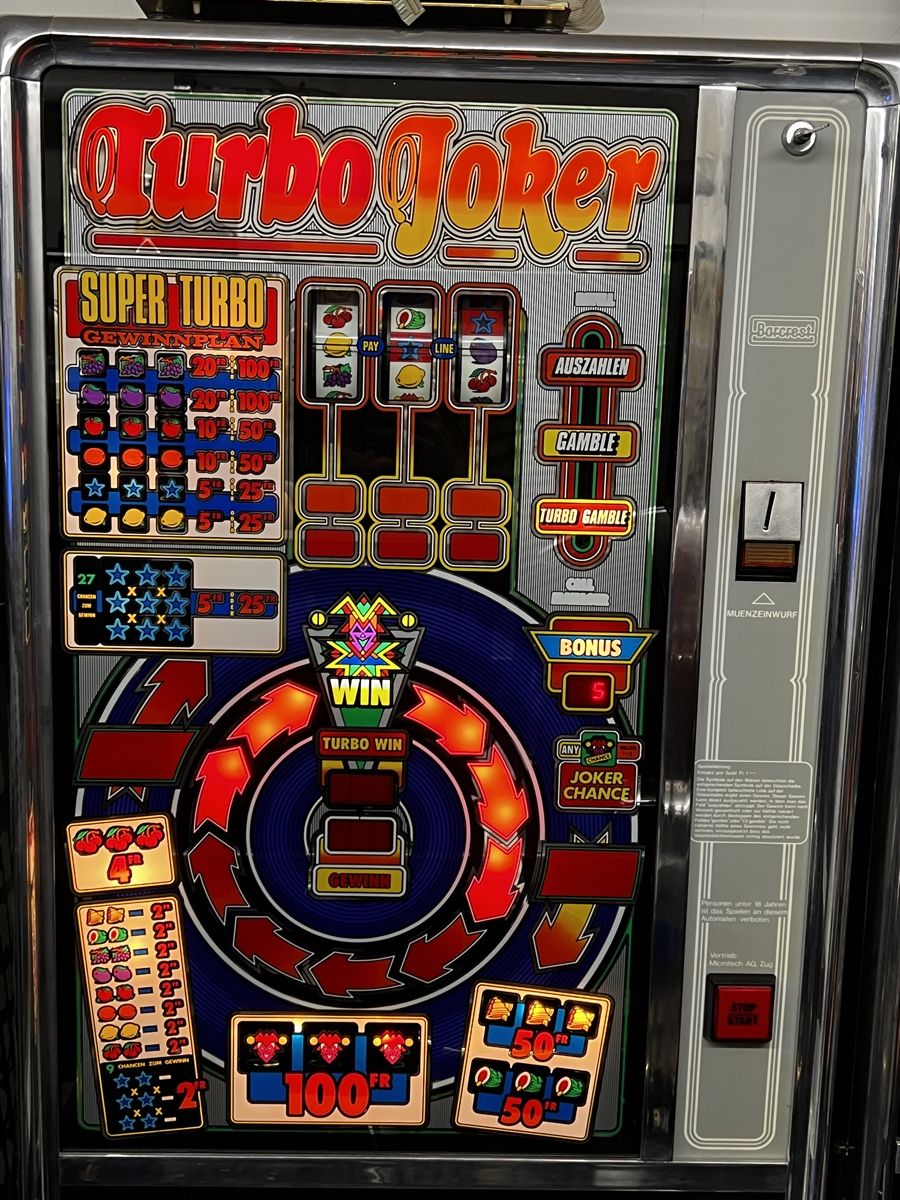 Slot Machine: Turbo Joker sehr schön – Usato da Urdorf venduto da AMBASSADOR 1
