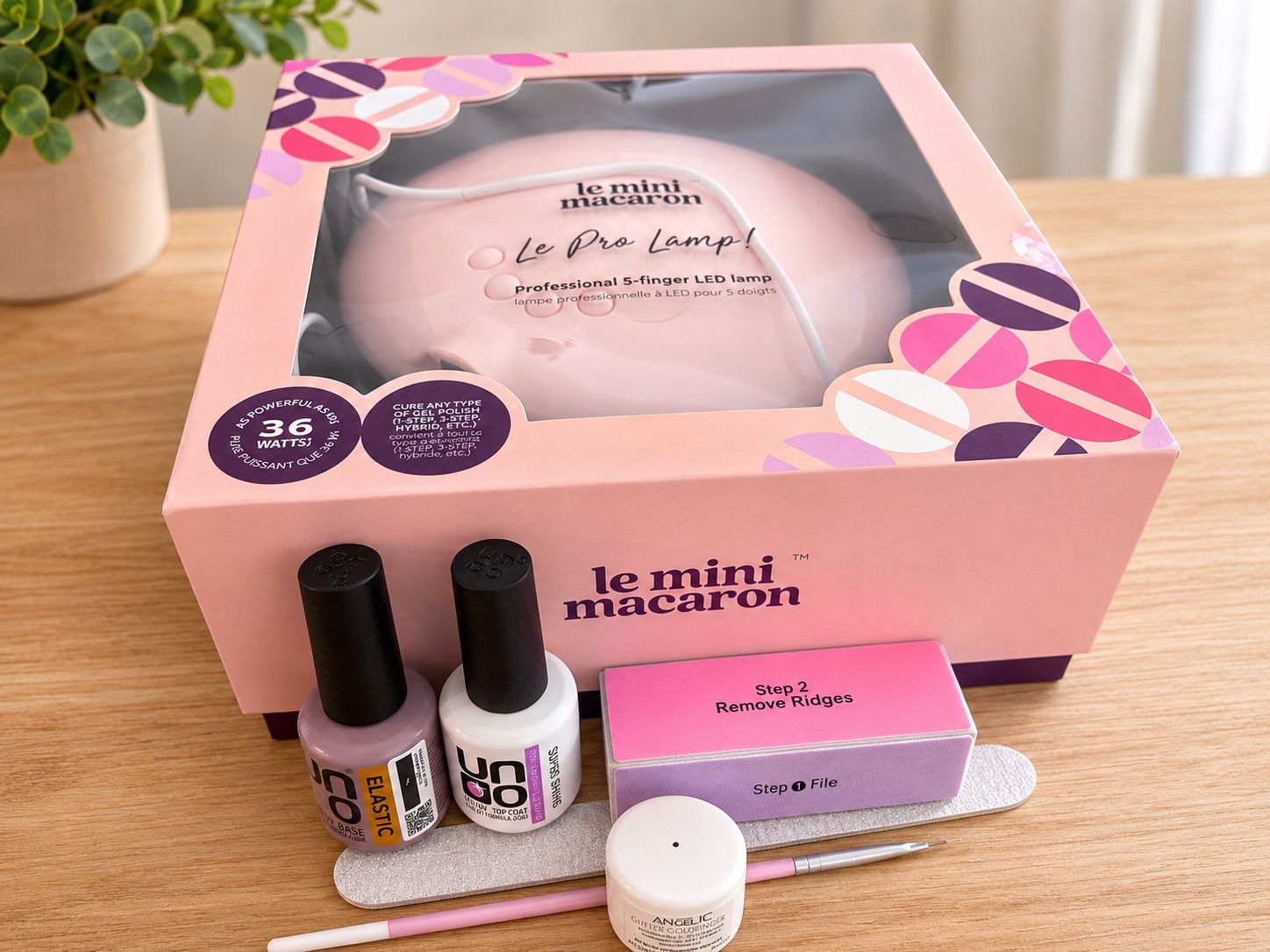 Unghie finte: Gel nail starter kit - with Le mini macaron nail lamp pro – Nuovo (secondo la descrizione) da Basel venduto da Jessve8