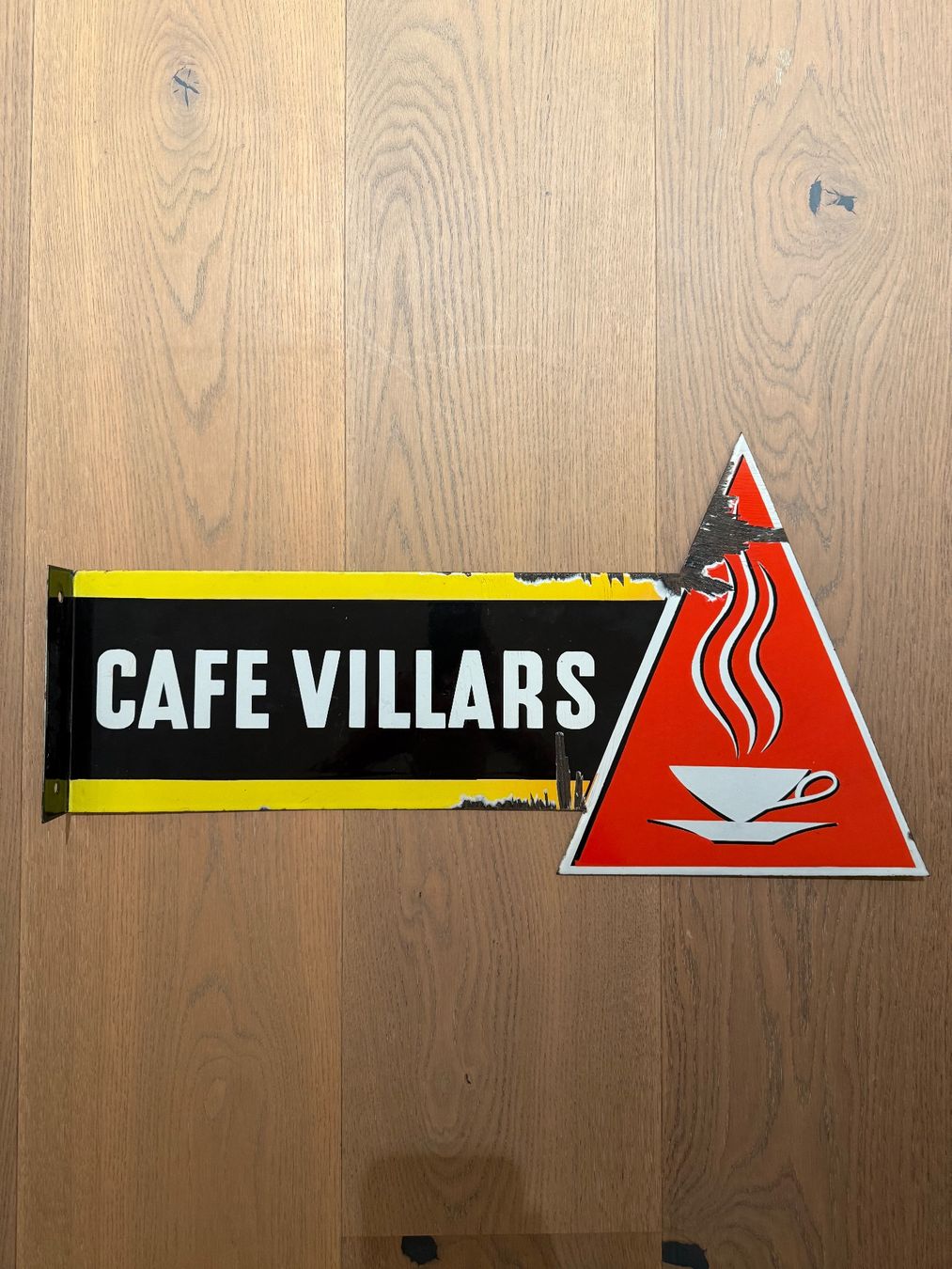 Insegne: Original Emailschild Cafe Villars – Usato da Luzern venduto da Volanto_J 1