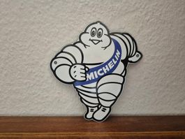 Emailschild Michelin Reifen Service Werkstatt Emaille Schild