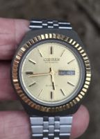 Citizen D/D Auto with gold dial.1970's made with 37mm case.